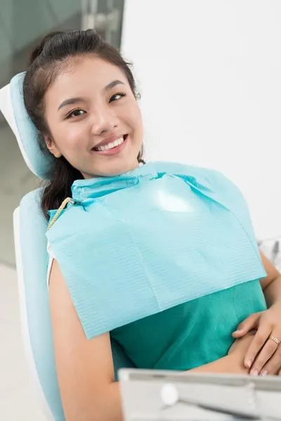 Cereus Dental Care patient smiling during her visit