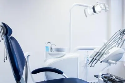dental chair and dental tools
