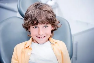 young patient during his visit at Cereus Dental Care